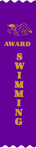 PURPLE SWIMMING RIBBON